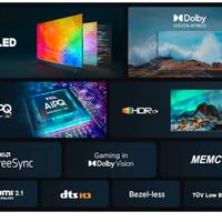 TV TCL 65 POLLICI QLED GOOGLE TV 