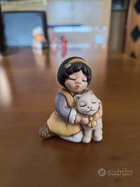 Thun Bambina con Gattino