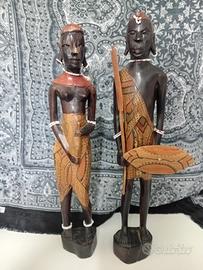 statuette Masai africane