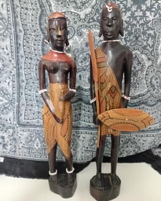 statuette Masai africane