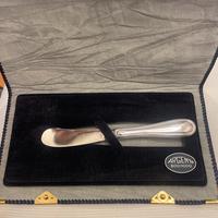 Spatola con manico argento