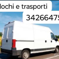 Furgone con conducente trasporti piccoli traslochi