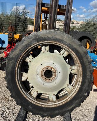 Trattore gomme e cerchi stretti per verdure e orta