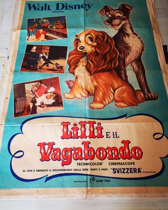 Poste Locndina originale 2F - LILLI E IL VAGABONDO