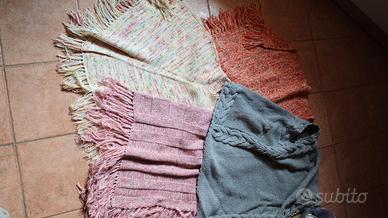 Mantelle vari colori fatte a mano