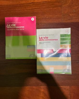 Le vie della conoscenza 2 - libro filosofia set