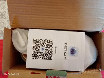 TELECAMERA WIFI PANORAMA RUOTA A 360° NUOVA