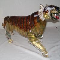 Tigre in vetro di Murano