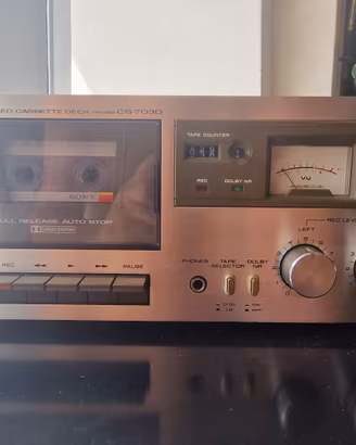 Piastra a cassette vintage Akai CS-703D 