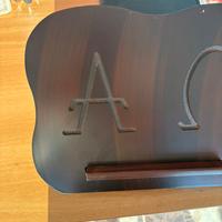 Supporto libro firme di legno