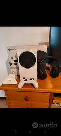 Xbox series S - Pal con cuffie e accessori