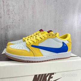 Travis Scott x Ordan Air Jordan 1 Canary Yellow 40