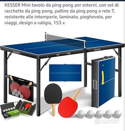 Mini tavolo da ping pong per esterni Kesser