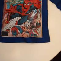 maglietta cotone bimbo spider-man 