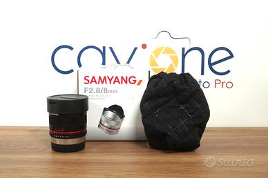 Samyang 8mm  F2.8 Fisheye II UMC Fuji X (openbox)