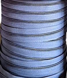 Chiusura lampo T5 poliestere continua con cursori