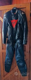 tuta moto divisibile Dainese tg 50