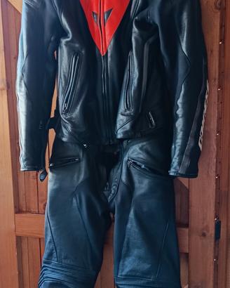 tuta moto divisibile Dainese tg 50