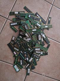 lotto di 146 memorie ram