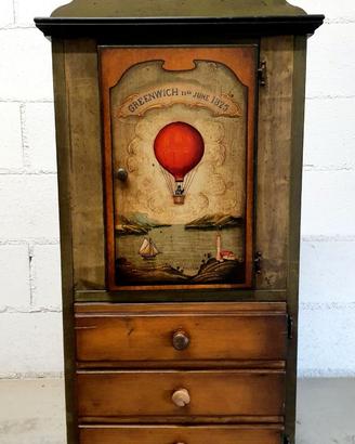 Credenza / Mobiletto legno - Vintage Mongolfiera