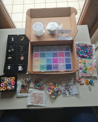 Mega Kit Creazione Gioielli + 10 Collane