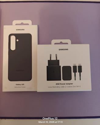 Caricatore + cover  Samsung s25