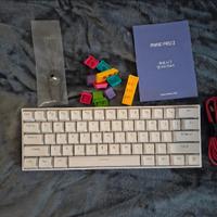 Tastiera meccanica 60% Anne pro 2, bianca