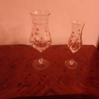 Servizio bicchieri a fiorellini rosa