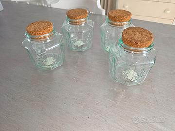 Set 4 Barattoli Vetro Bormioli Rocco Chio Orto