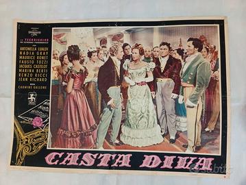 fotobusta, Casta Diva,( v. Bellini)  A. Lualdi, 