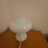 Lampade da tavolo in vetro opale, design vintage