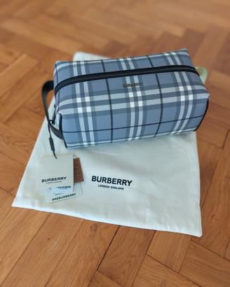 pochette viaggio Burberry Check