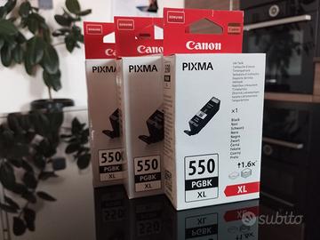 3x Cartuccia originale Canon PGI-550XL Nero