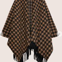 fiorella rubino  poncho  con frange euro 30
