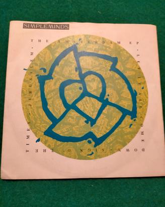 DISCO VINTAGE 45 GIRI DEI SIMPLE MINDS IN VINILE 