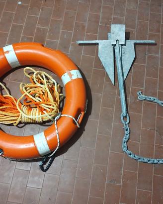 ancora Danfort+salvagente anulare