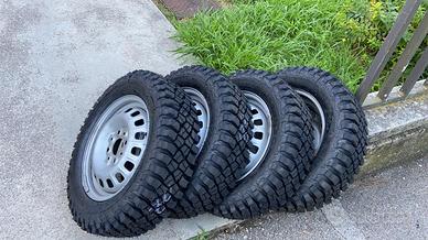 Gomme con cerchi per Fiat Panda 4x4