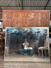 Specchio vintage con luci