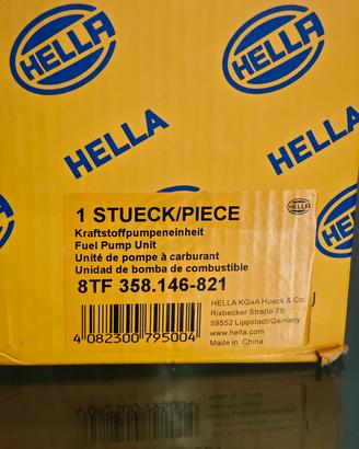 pompa carburante HELLA 8tf358.146-821