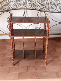 Etagère in Legno Noce Luigi Filippo Porta Riviste