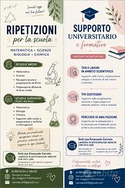 Ripetizioni Matematica, Scienze, Biologia e Chimic