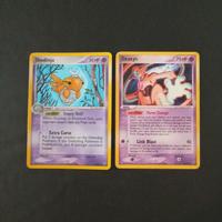 Lotto carte pokemon vintage holo ex deoxys 16/107