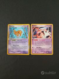 Lotto carte pokemon vintage holo ex deoxys 16/107