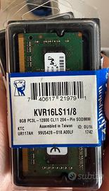 Kit RAM 16GB (2x8GB) Kingston DDR3L 1600MHz SODIMM