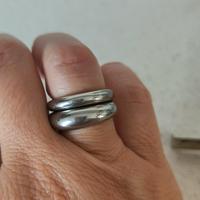 anello Fossil doppio 