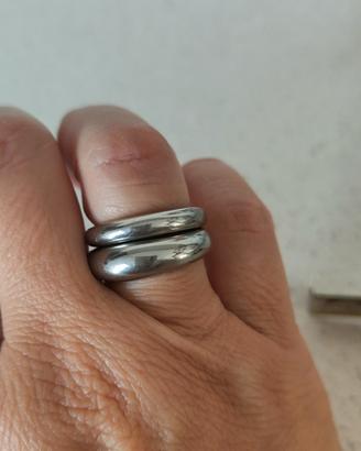 anello Fossil doppio 