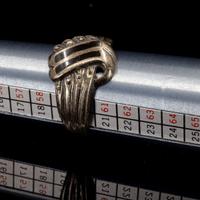 Anello Vintage Argento 925 con Onice Nera