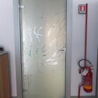 porta vetro decorata