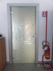 porta vetro decorata