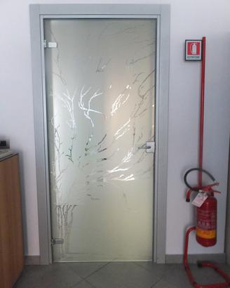 porta vetro decorata
